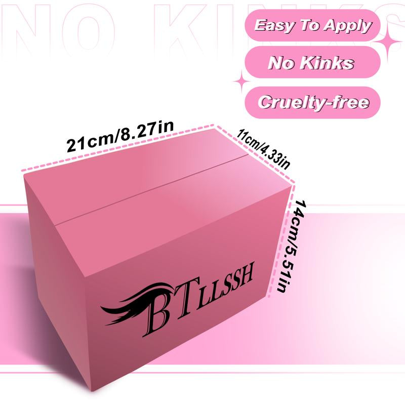 3D5D Faux Mink Lashes 3 Style False Eyelashes 100% Handmade Luxurious Fake Eyelashes Lightweight False Eyelashes 27 Pairs Pack